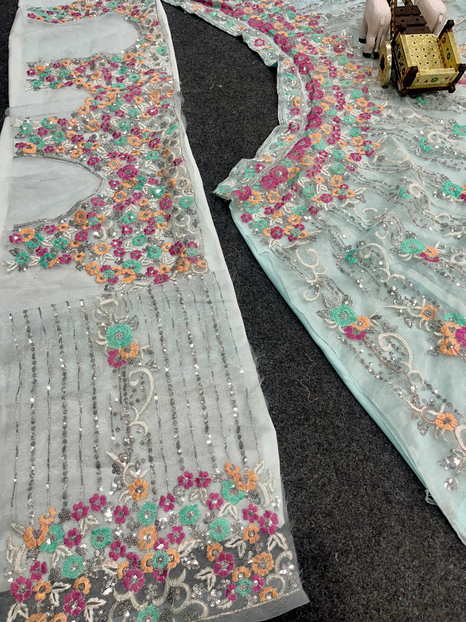 BOLLYWOOD PRESENT PREMIUM ORGANZA LEHENGA CHOLI SERIES 1763 16