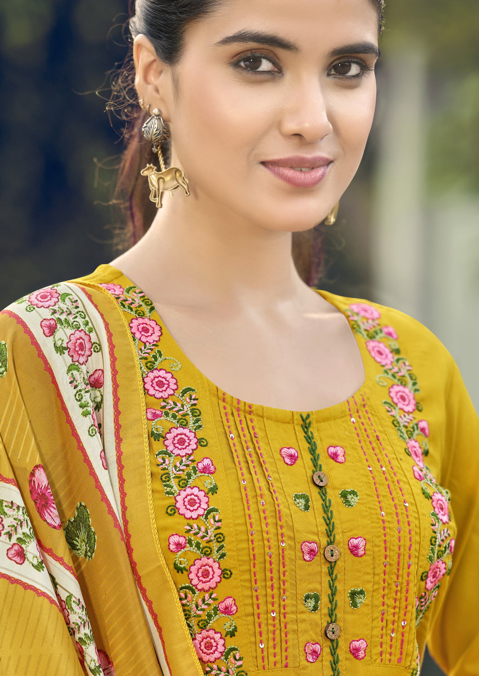 WOODEE PRESENT CATLOUGLE BAWREE SERIES 1001-1006 WITH TOP BOTTOM DUPATTA 10