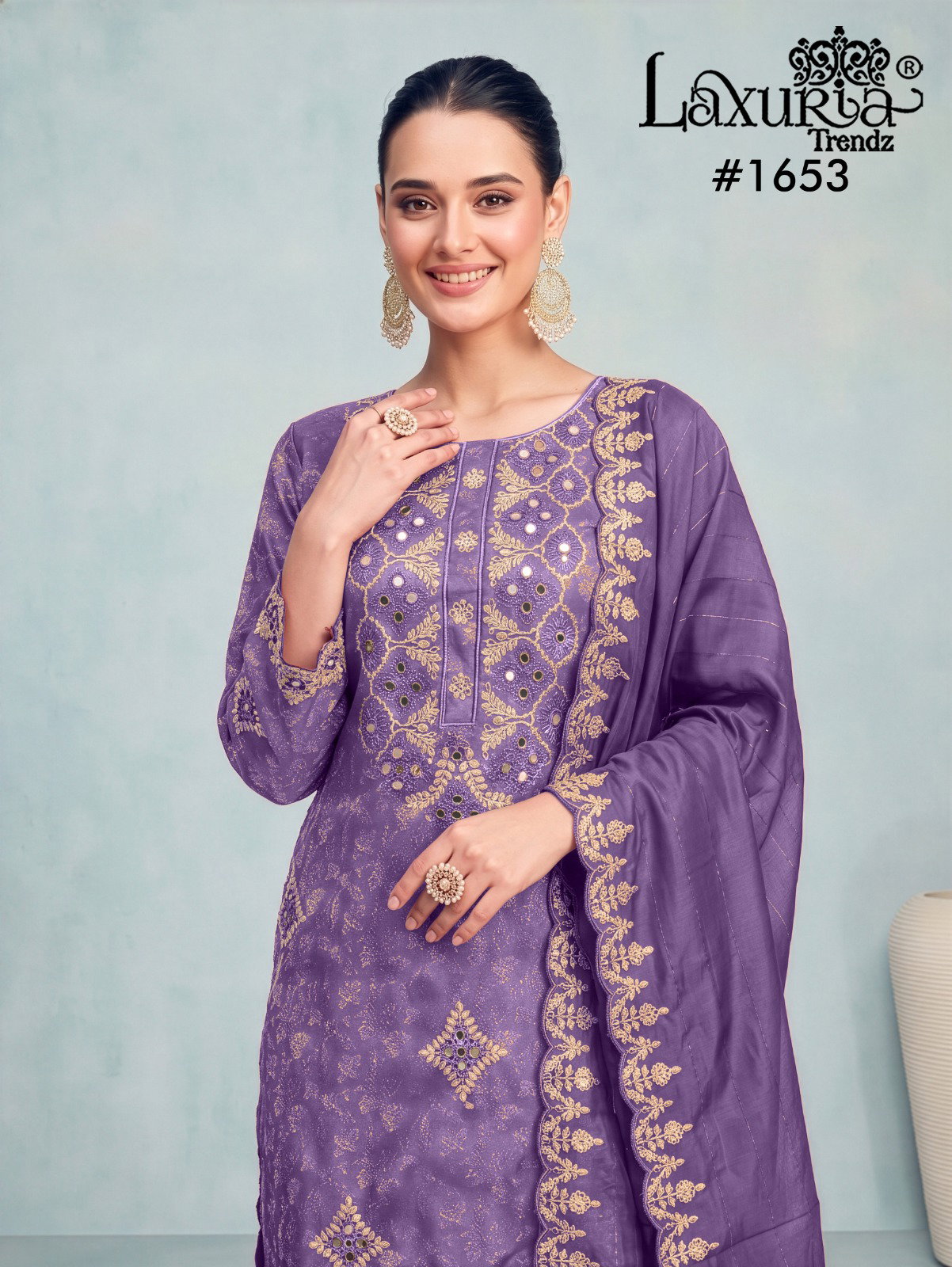 LUXURIA TRENDZ PRESENT READYMADE 3 PCS SERIES 1653 3