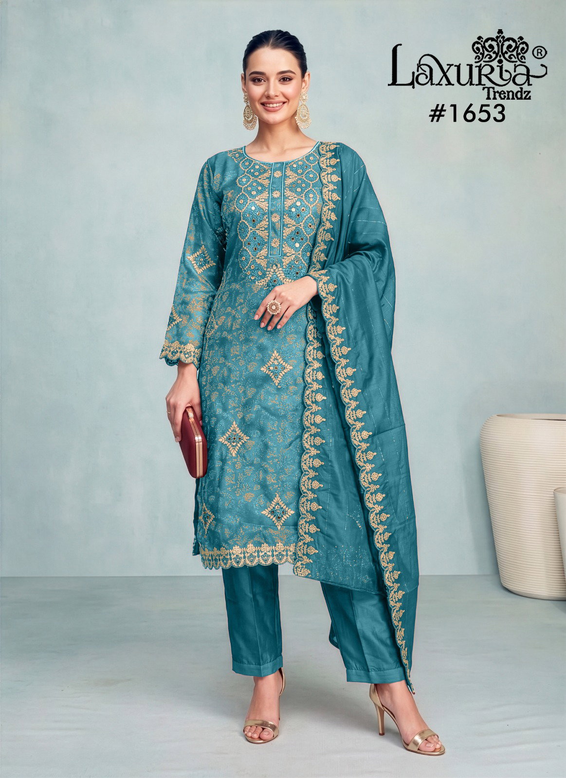 LUXURIA TRENDZ PRESENT READYMADE 3 PCS SERIES 1653 9