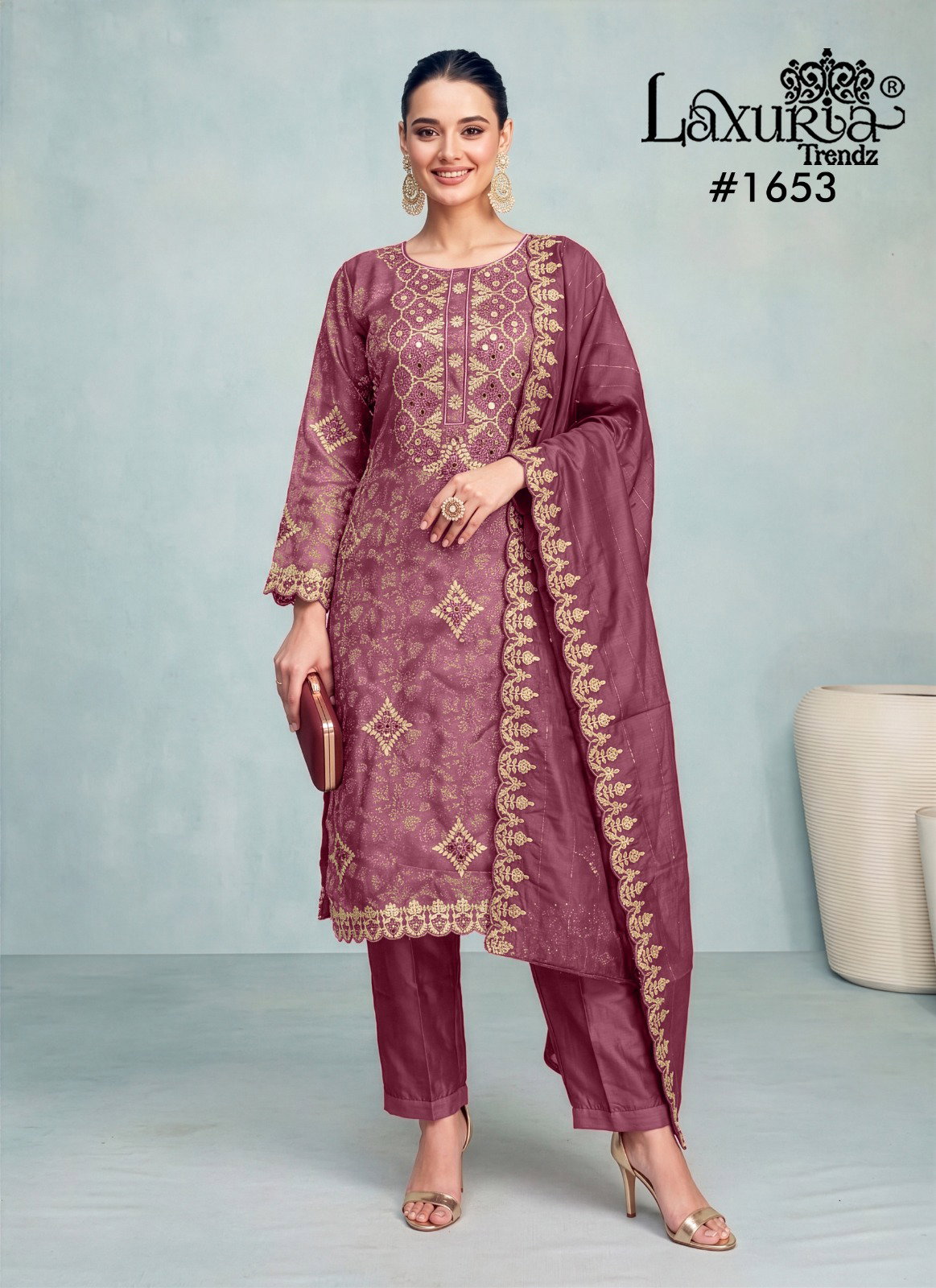 LUXURIA TRENDZ PRESENT READYMADE 3 PCS SERIES 1653 5