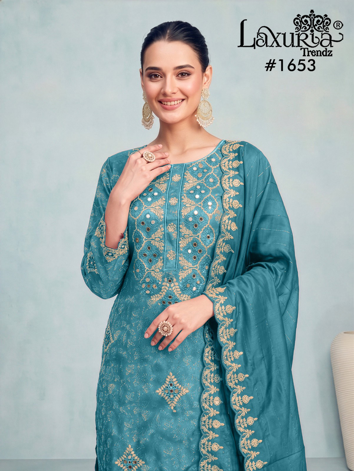 LUXURIA TRENDZ PRESENT READYMADE 3 PCS SERIES 1653 6
