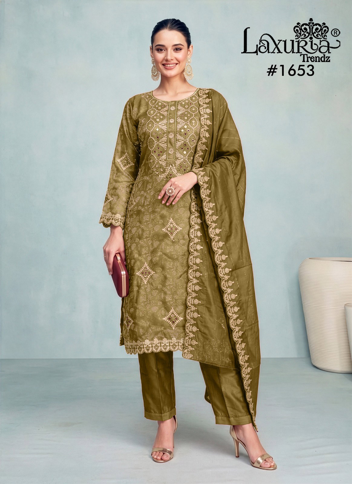 LUXURIA TRENDZ PRESENT READYMADE 3 PCS SERIES 1653 7