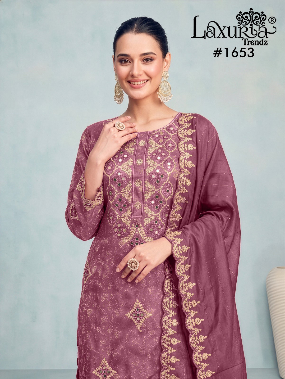 LUXURIA TRENDZ PRESENT READYMADE 3 PCS SERIES 1653 4