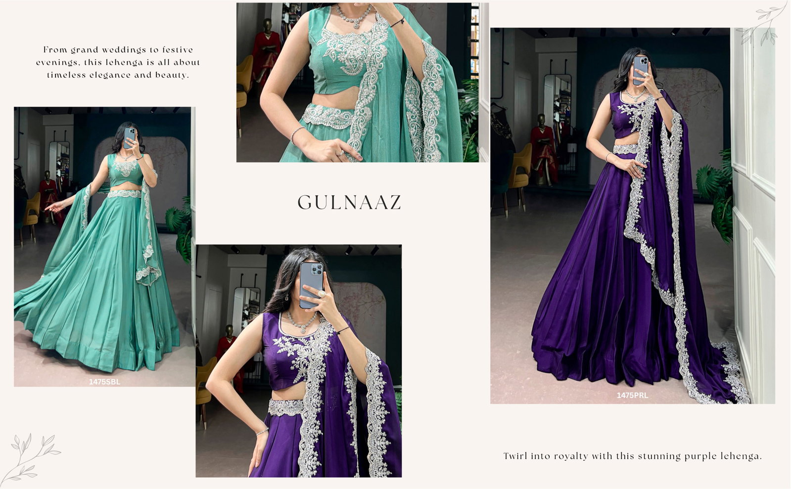 LNB PRESNET LEHENGA CASUAL WEAR LEHENGA CHOLI CATLOUGLES GULNAAZ WITH STICHED LEHENGA 1
