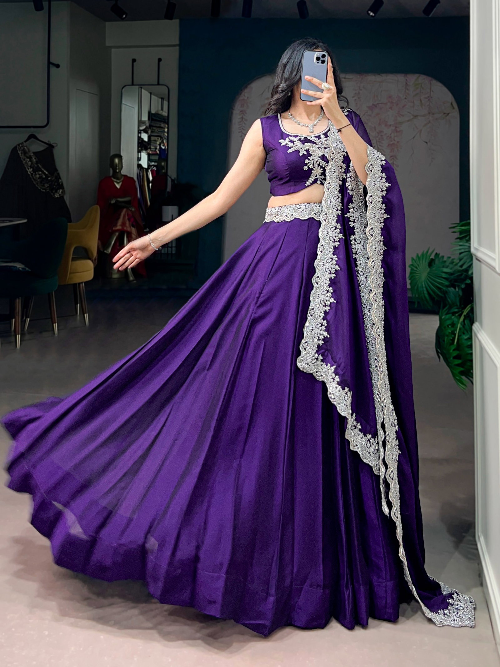 LNB PRESNET LEHENGA CASUAL WEAR LEHENGA CHOLI CATLOUGLES GULNAAZ WITH STICHED LEHENGA 7