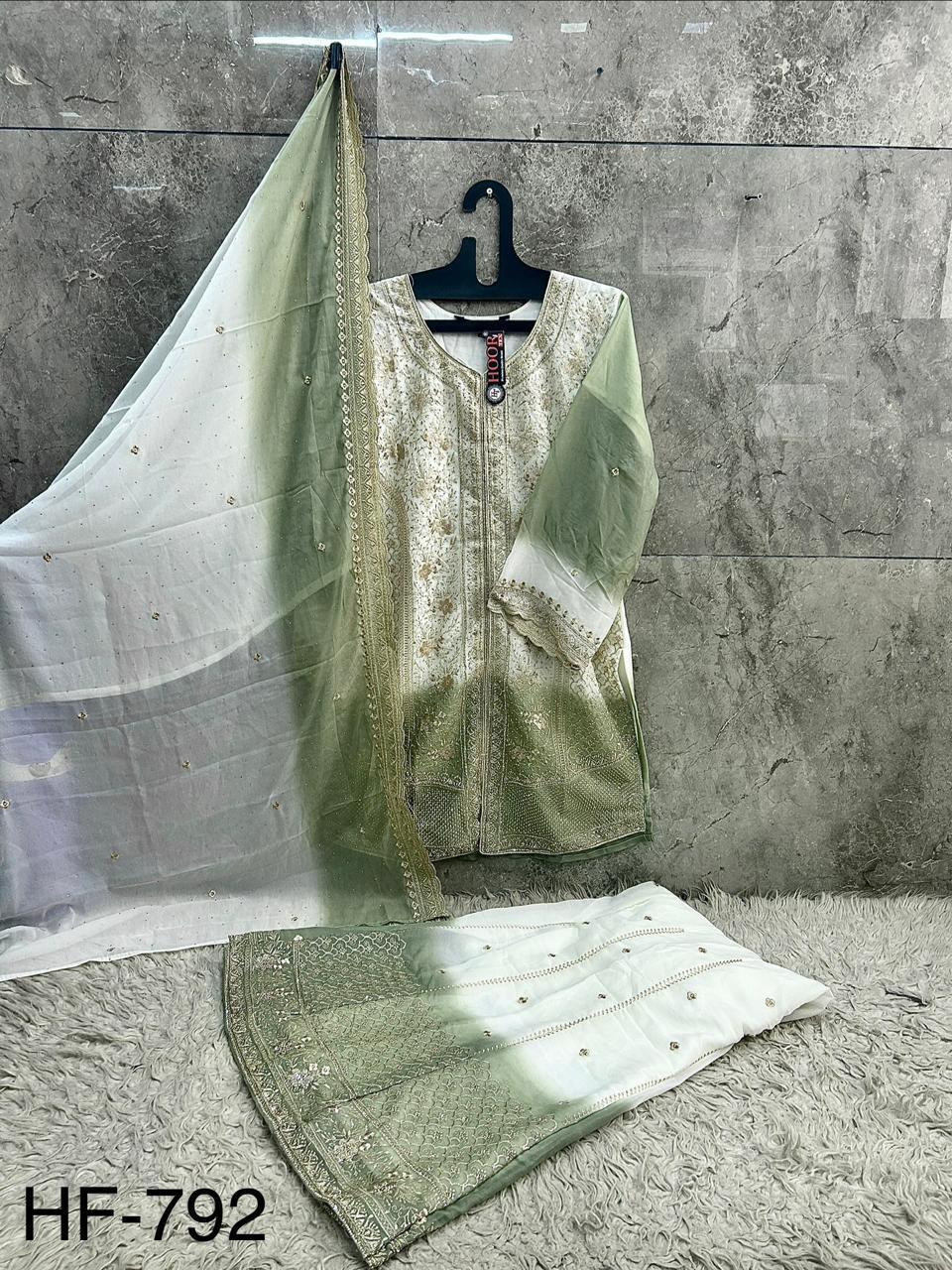 HOOR TEX PRESENT FULL STICHED PAKISTANI SUIT CATLOUGLE HF 792 A TO D 3