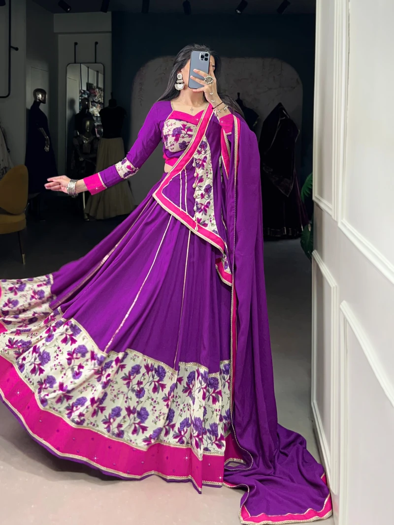 Navratri floral Readymade lehenga choli series 1618 1