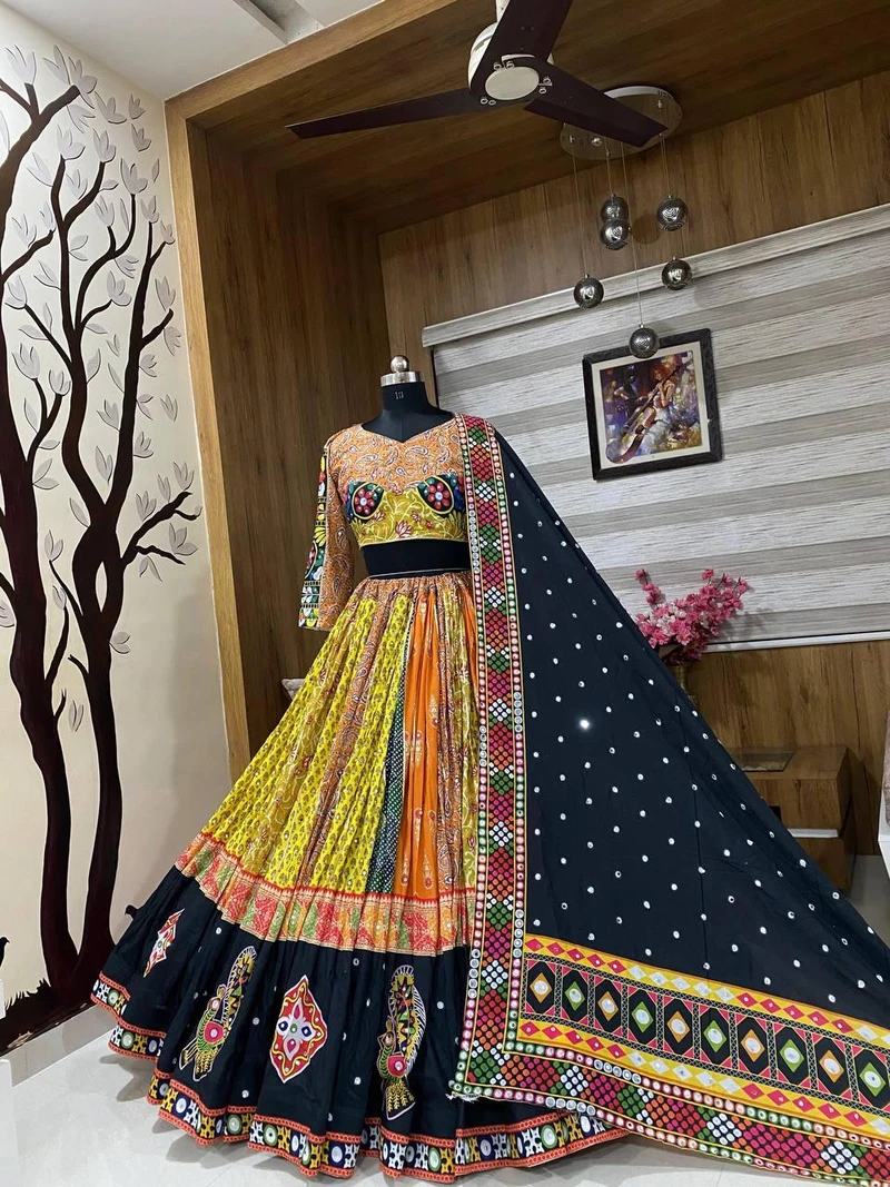New Concept Of Printed Navratri lehenga choli series 83 5