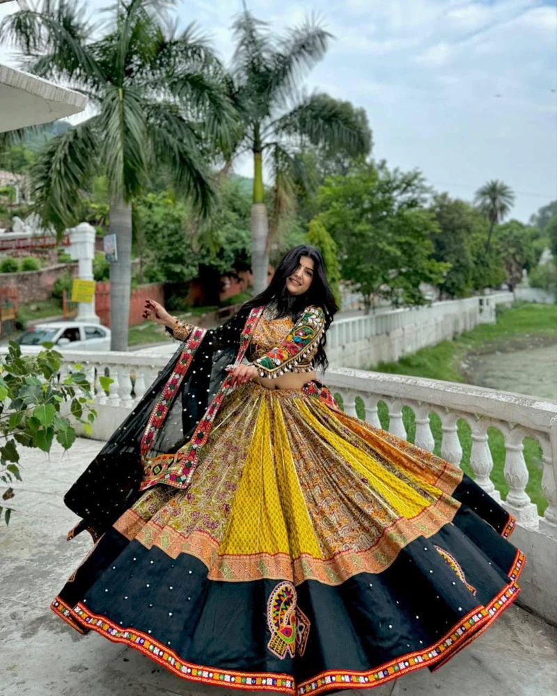 New Concept Of Printed Navratri lehenga choli series 83 6