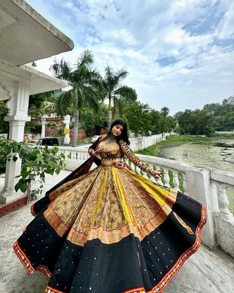 New Concept Of Printed Navratri lehenga choli series 83 4