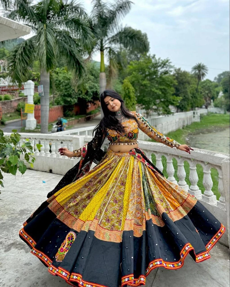New Concept Of Printed Navratri lehenga choli series 83 2