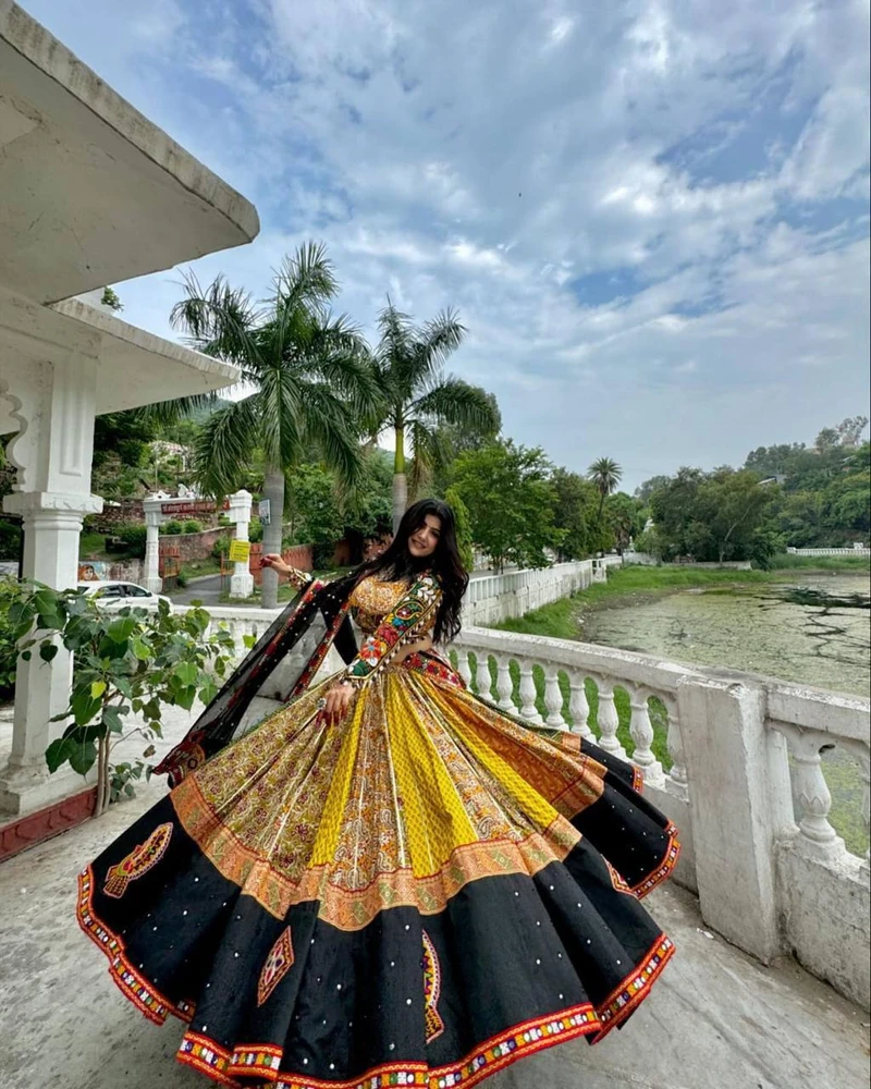 New Concept Of Printed Navratri lehenga choli series 83 1