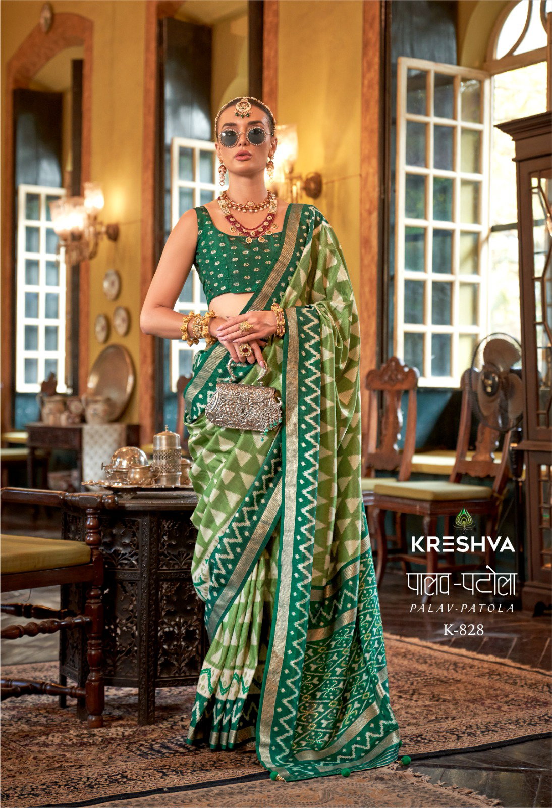 KRESHVA PALAV PATOLA SERIES K 818- K829 6