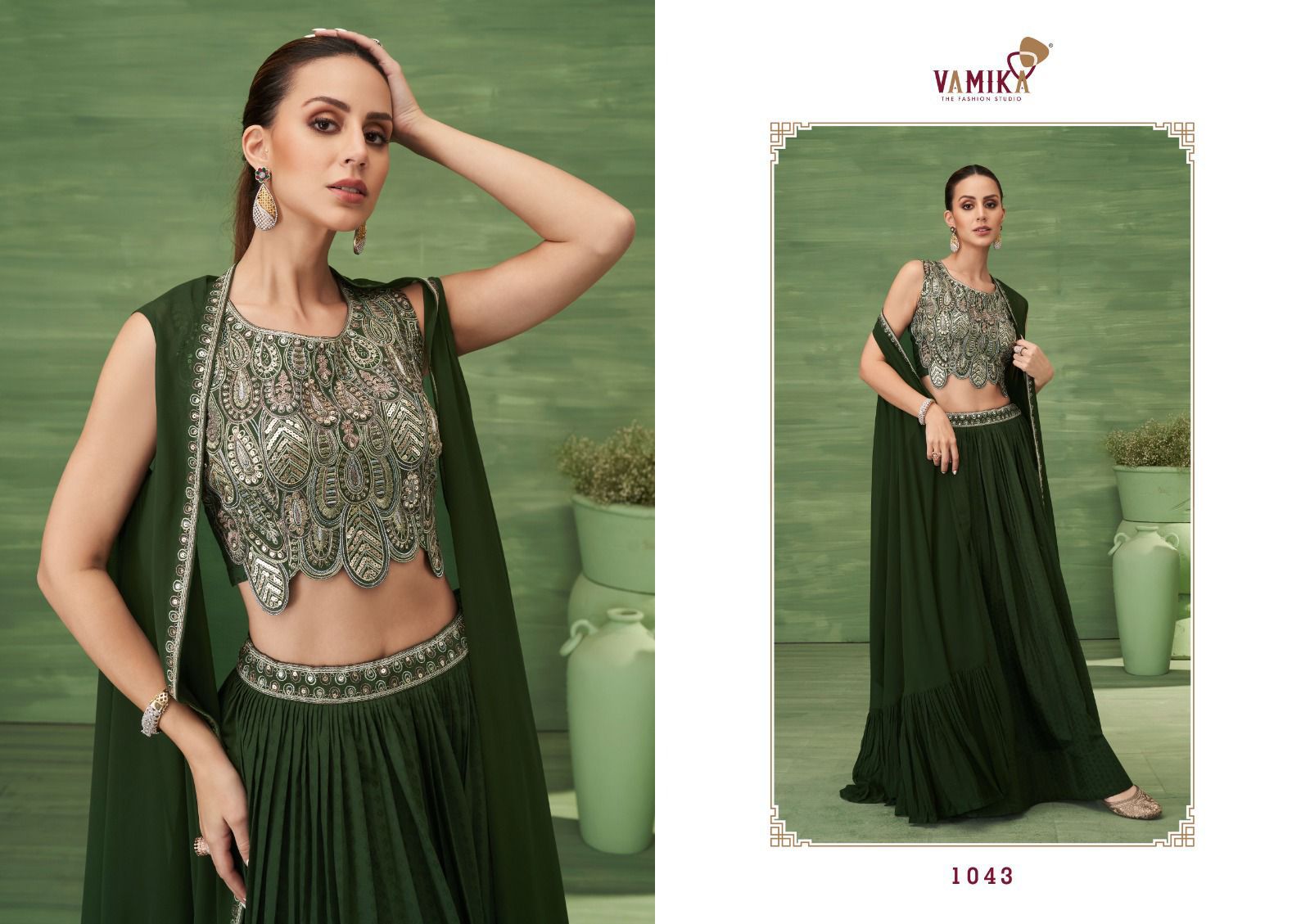 VAMIKA READYAMDE 3 PCS CELEBRITY VOL 05 SERIES 1043-1045 4