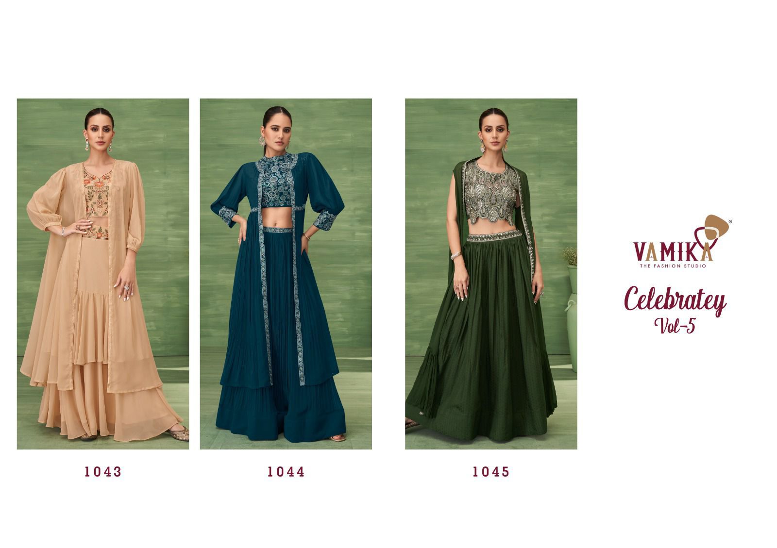 VAMIKA READYAMDE 3 PCS CELEBRITY VOL 05 SERIES 1043-1045 6