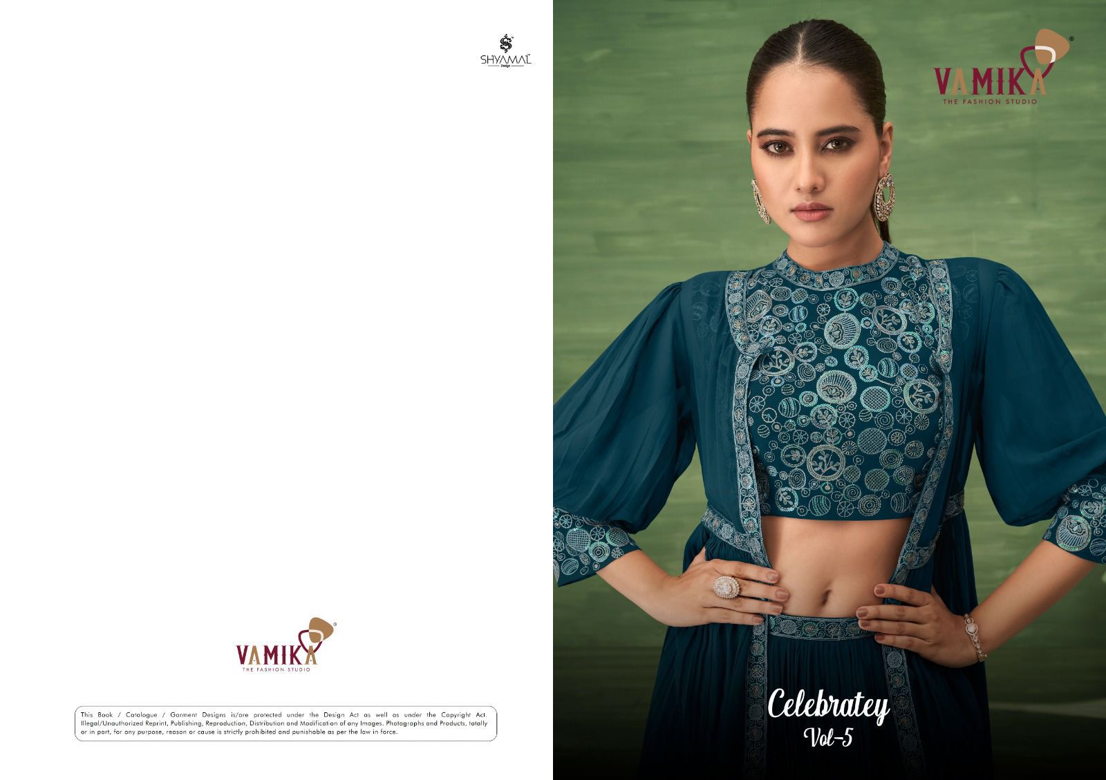 VAMIKA READYAMDE 3 PCS CELEBRITY VOL 05 SERIES 1043-1045 7