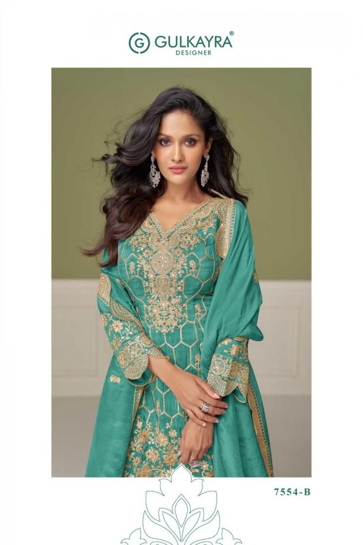GULKAYRA DESIGNER ALEENA SERIES 7554A TO 7554C 1