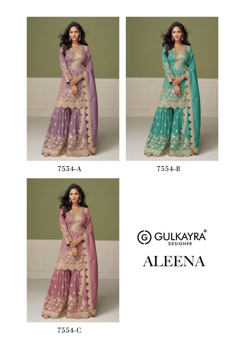 GULKAYRA DESIGNER ALEENA SERIES 7554A TO 7554C 6