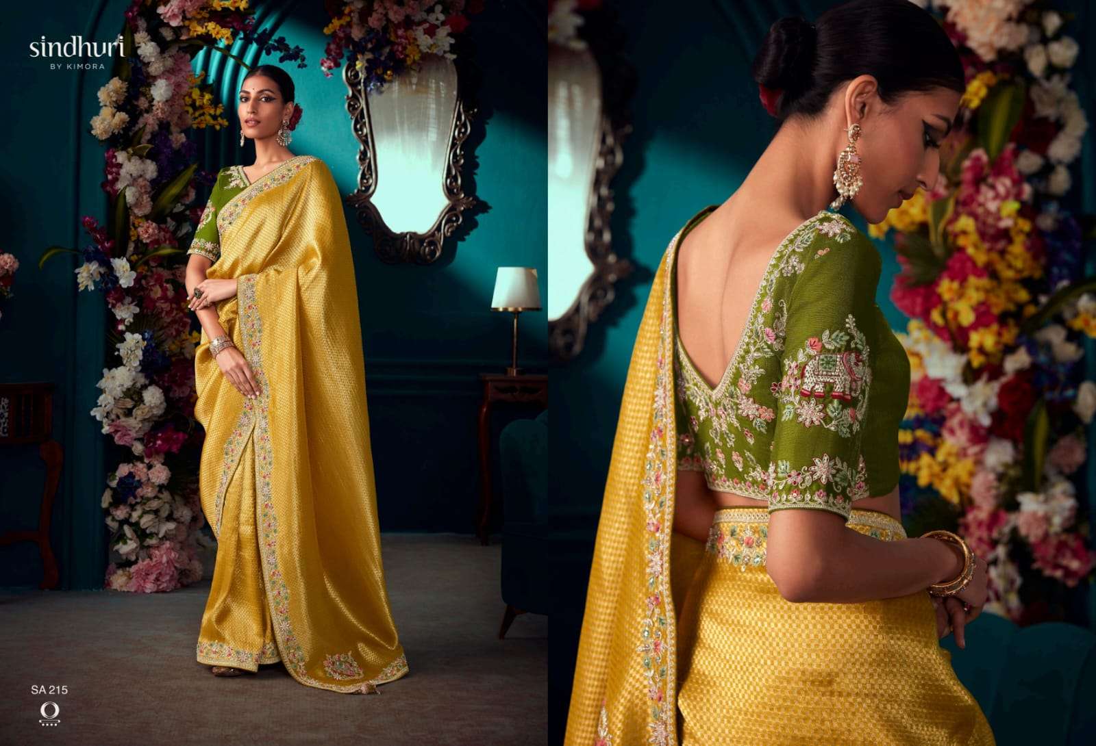 KIMORA TYOHAR PRASANG DULHAN  341-350  SERIES  BRIDAL SAREE 3