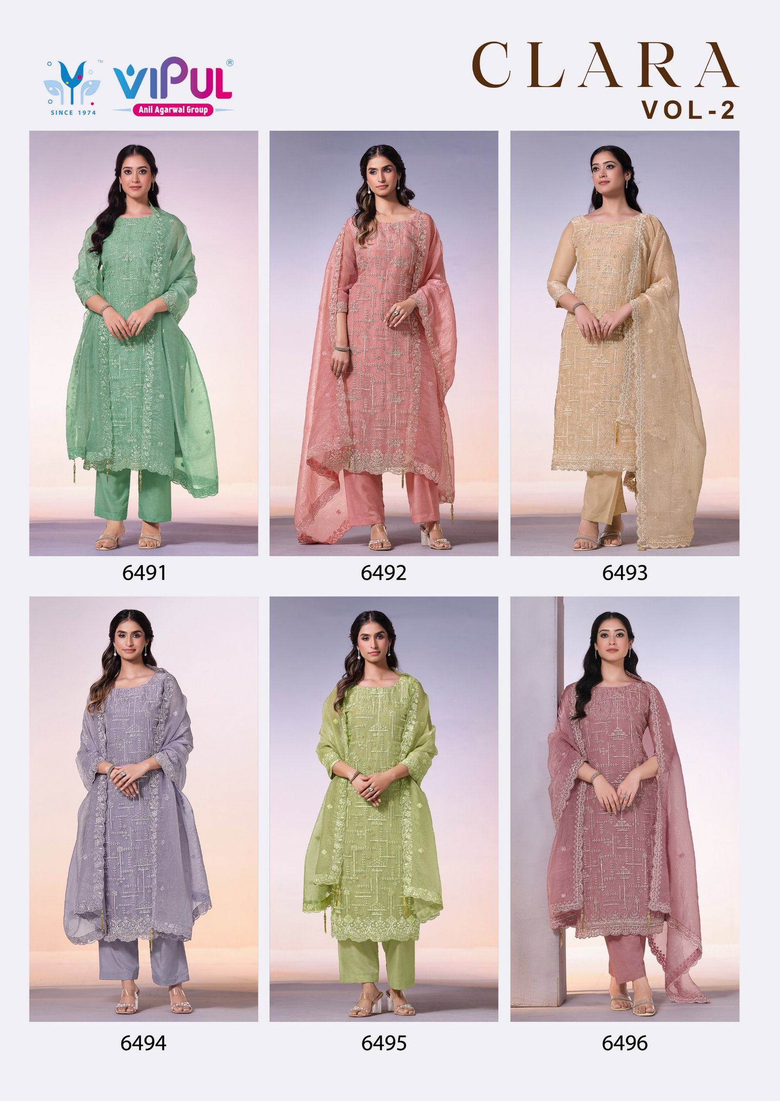 VIPUL CLARA VOL 02 SERIES 6491-6496 9