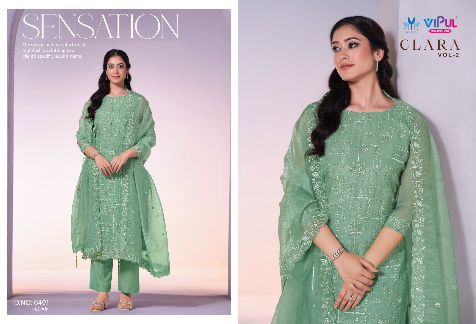 VIPUL CLARA VOL 02 SERIES 6491-6496 7