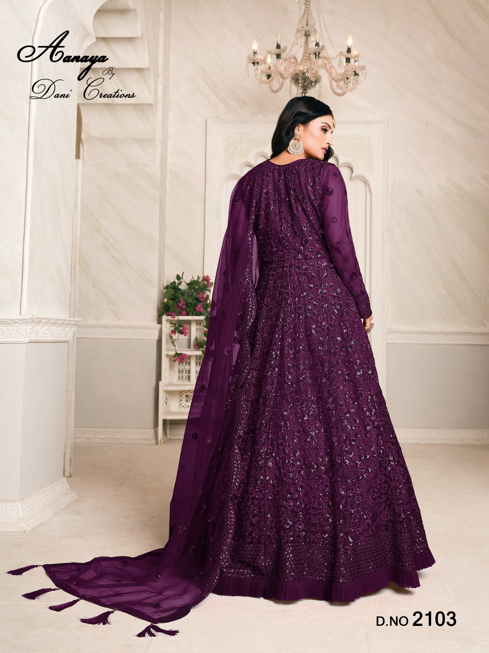AANAYA 2101-2104  SERIES FREE SIZE FULL LENGTH GOWN 8