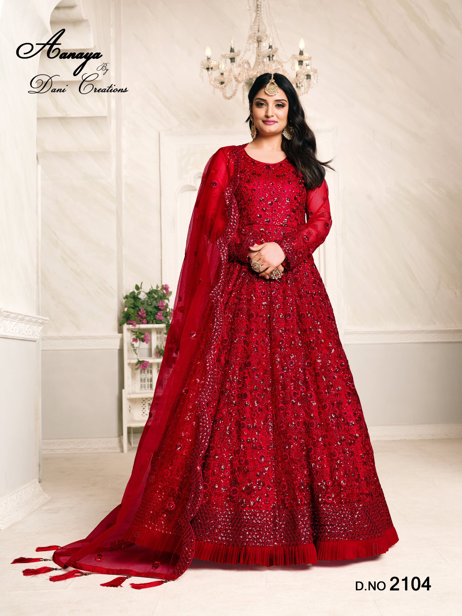 AANAYA 2101-2104  SERIES FREE SIZE FULL LENGTH GOWN 7