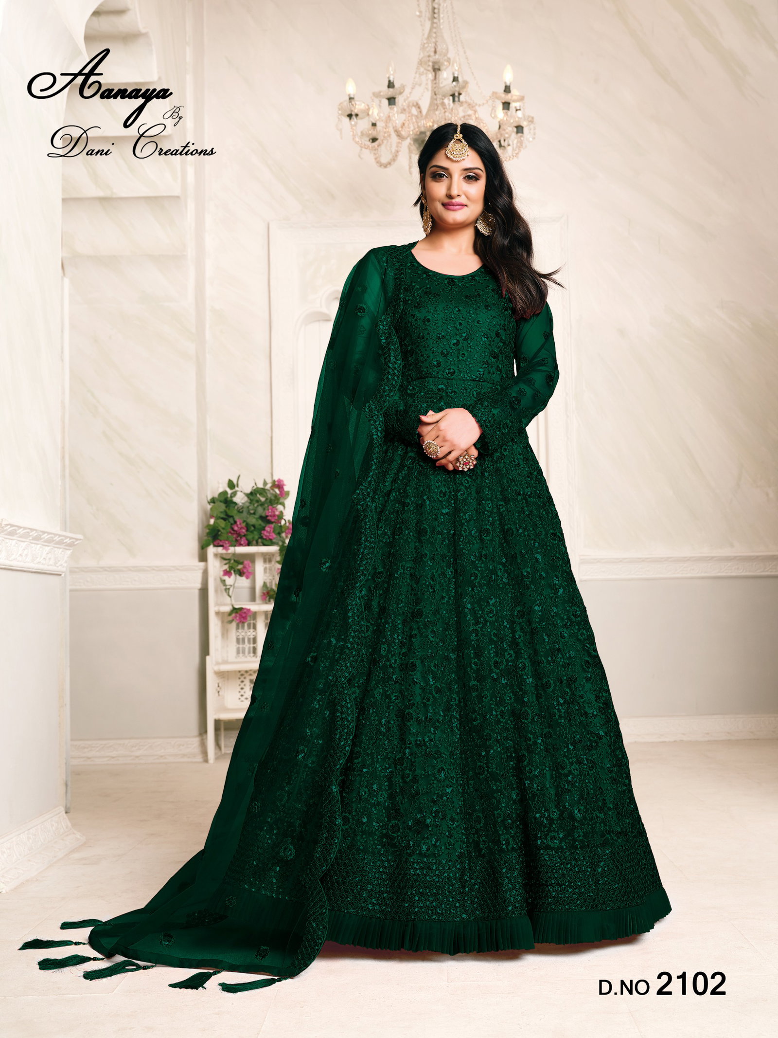 AANAYA 2101-2104  SERIES FREE SIZE FULL LENGTH GOWN 5