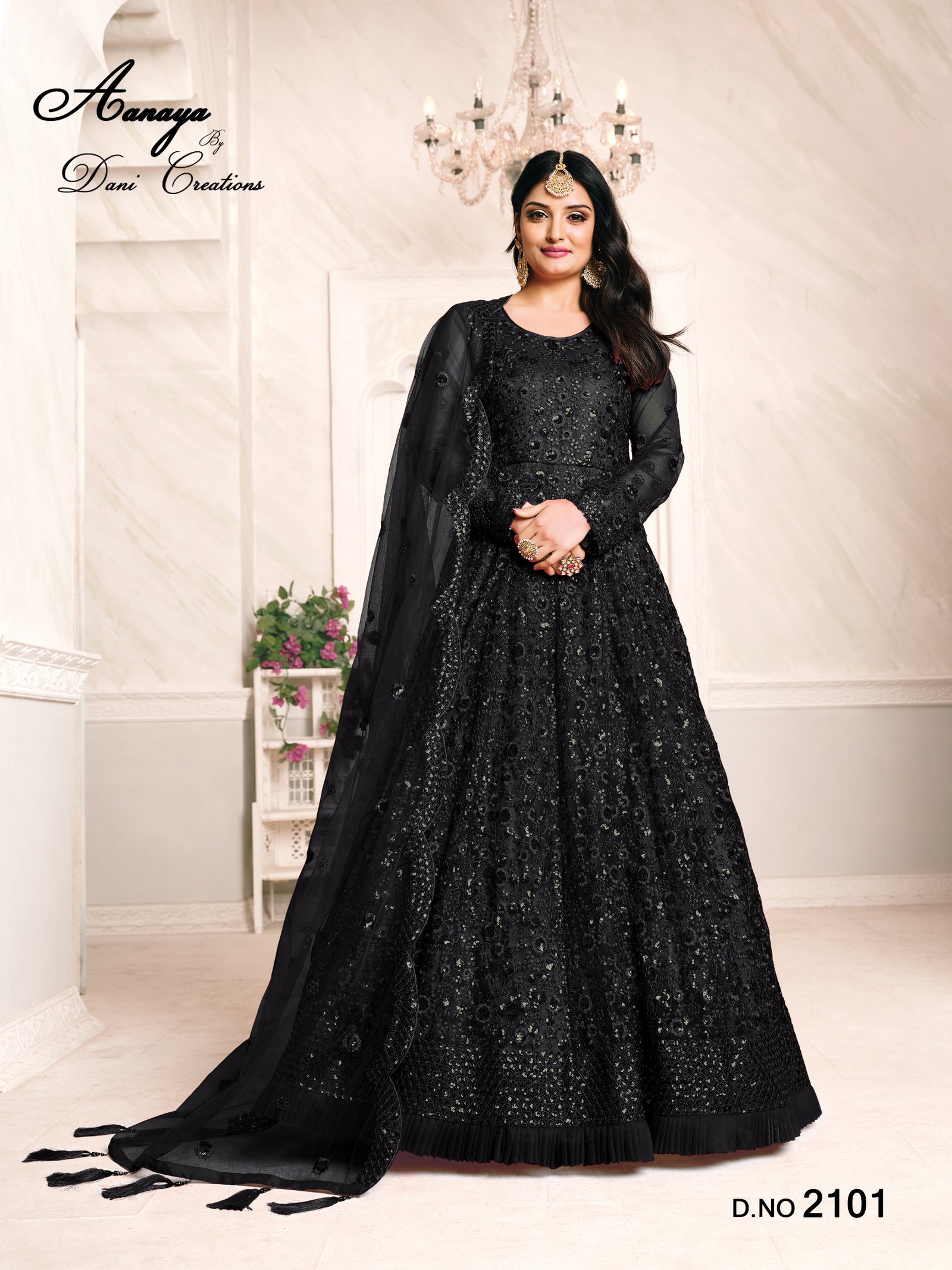 AANAYA 2101-2104  SERIES FREE SIZE FULL LENGTH GOWN 3