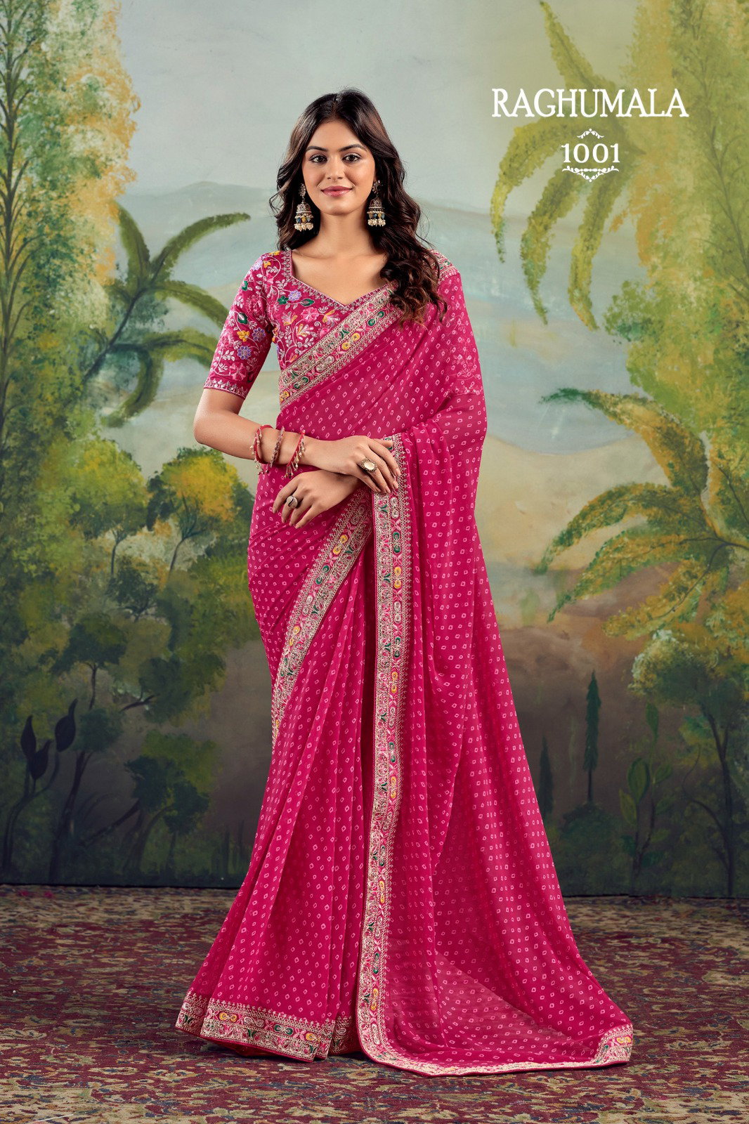 SATVAN  RAGUMALA 1001-1008 SERIES SAREE 10
