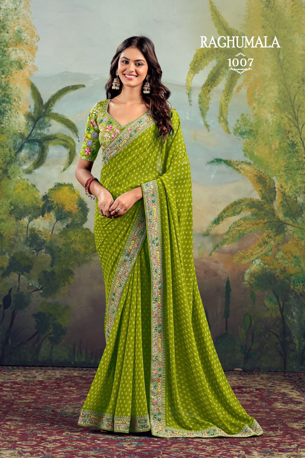 SATVAN  RAGUMALA 1001-1008 SERIES SAREE 3
