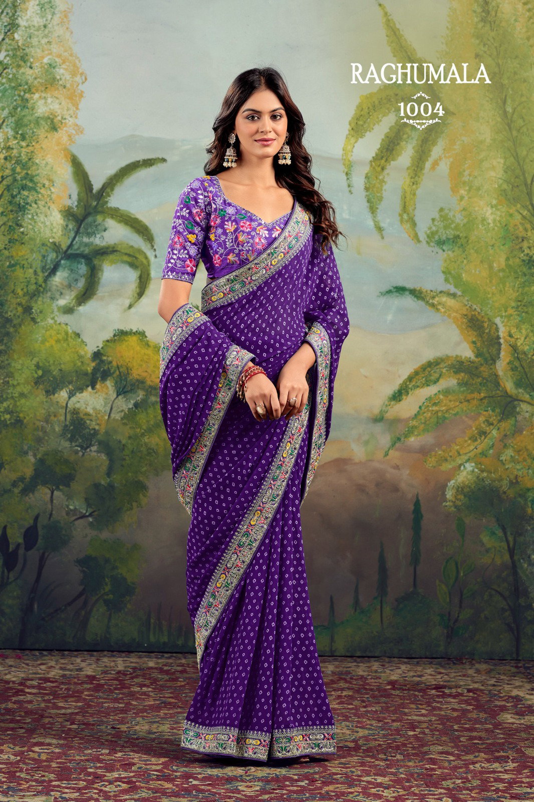 SATVAN  RAGUMALA 1001-1008 SERIES SAREE 2