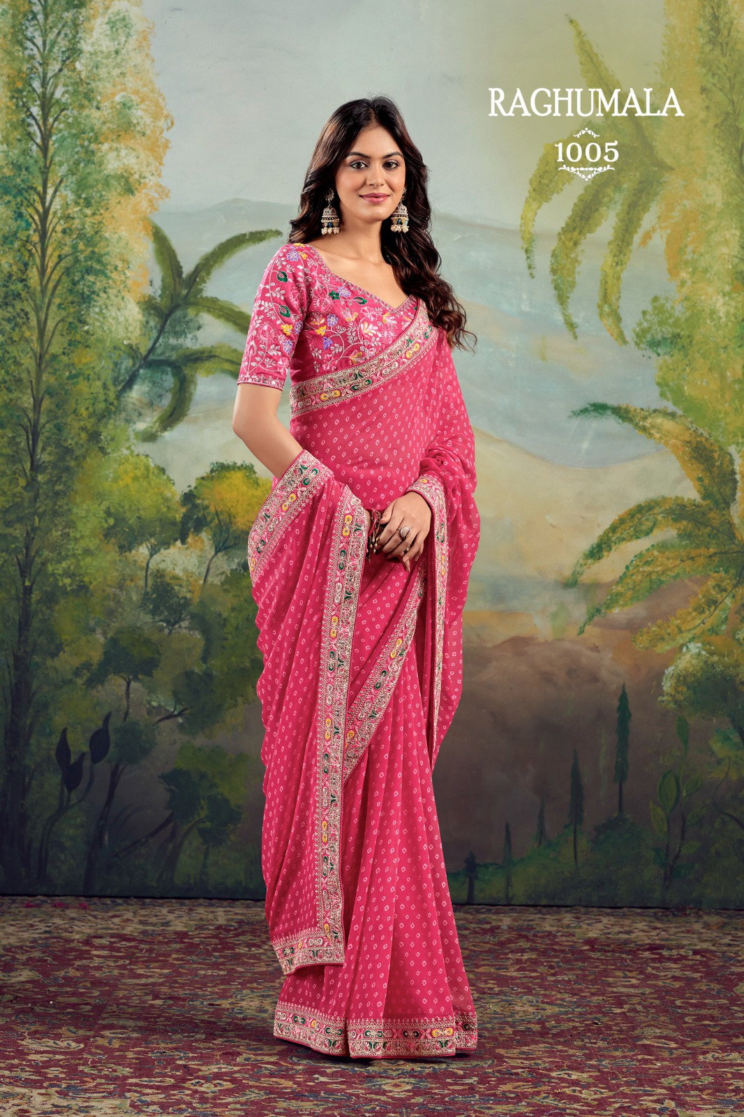 SATVAN  RAGUMALA 1001-1008 SERIES SAREE 1