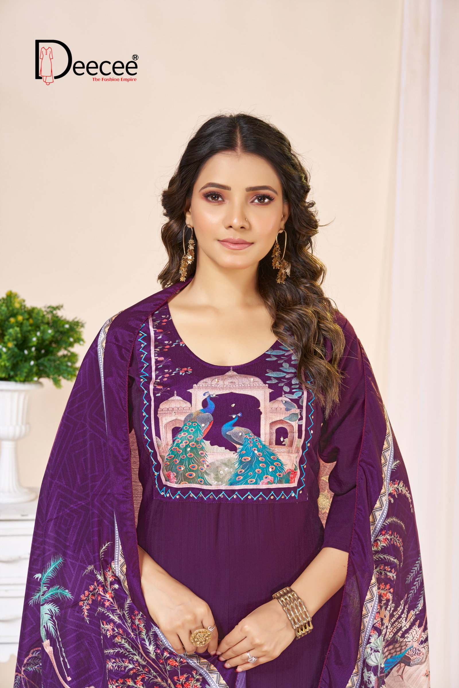 DEECEE NISHITA 3 PCS KURTI PAINT WITH DUPATTA 6