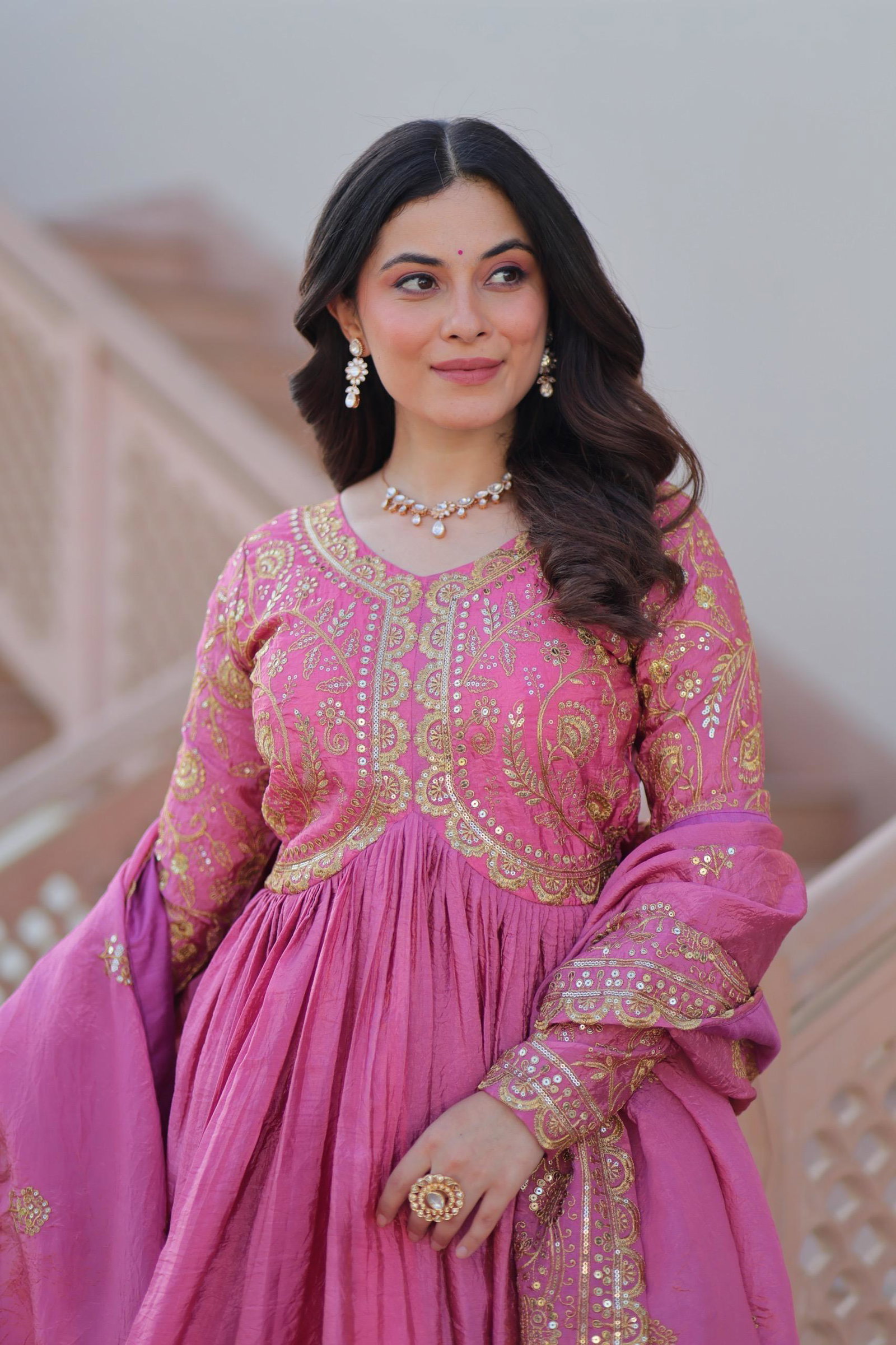 GOWN DUPATTA COLLECTIONS FLOOR LENGTH GONS BY LV 12