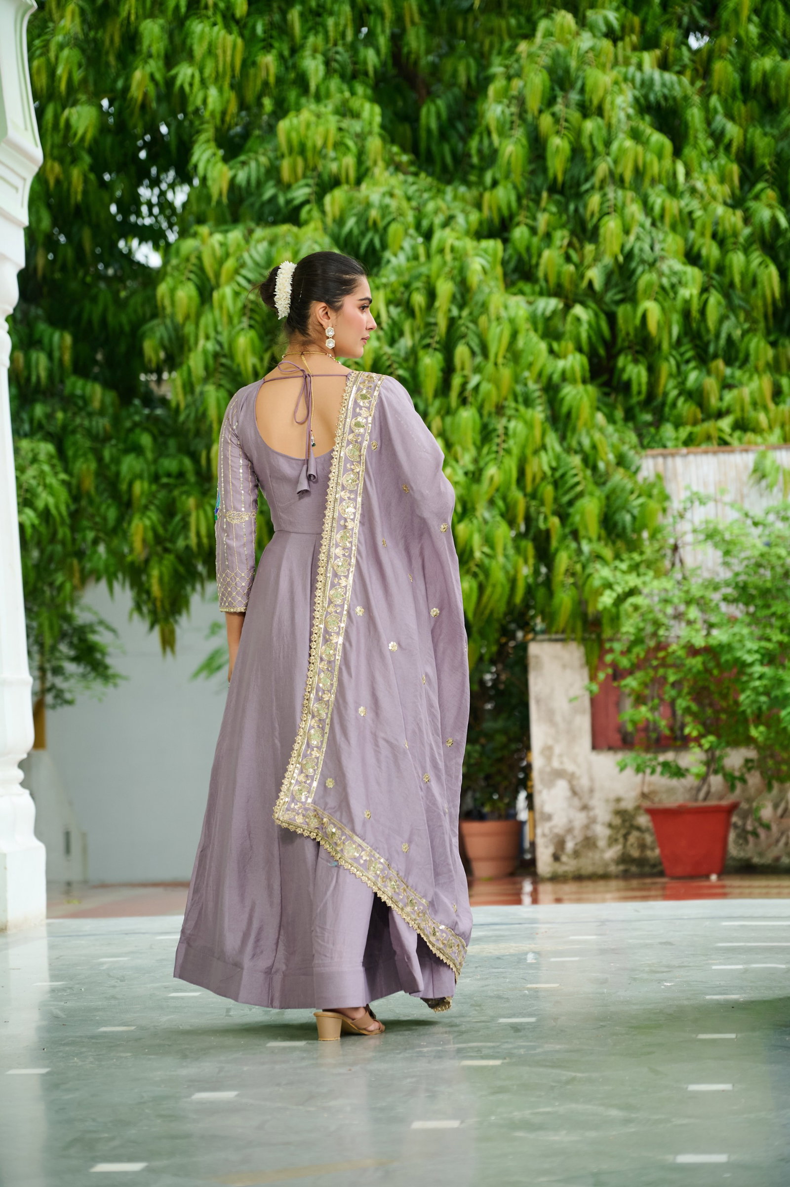 PREMIUM READYMADE  GOWN-DUPATTA SET 6