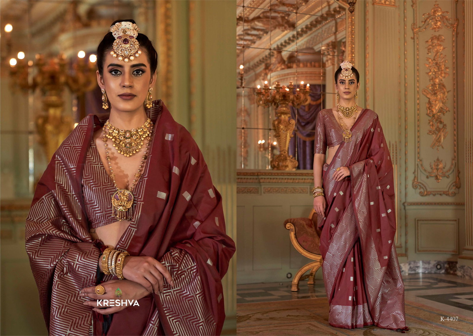KRESHVA ADBHUT 4405-4410 SERIES SAREE 12