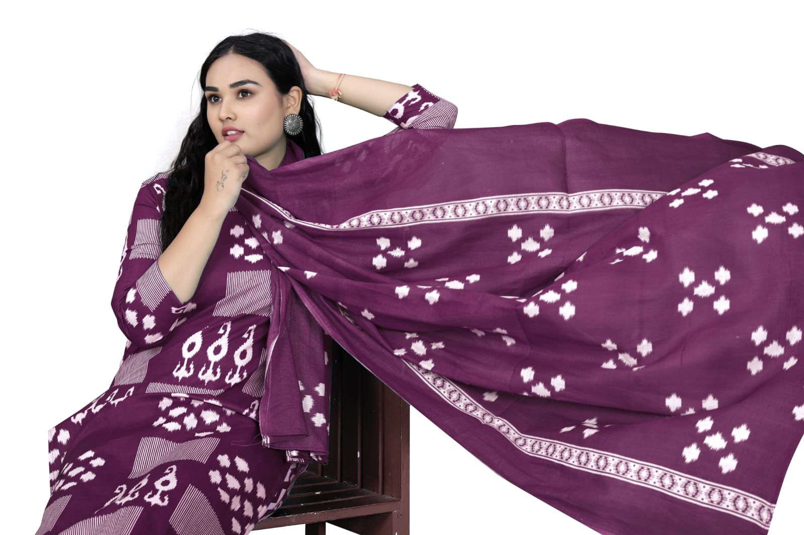 VF BRAND 3 PCS KURTI SET 12