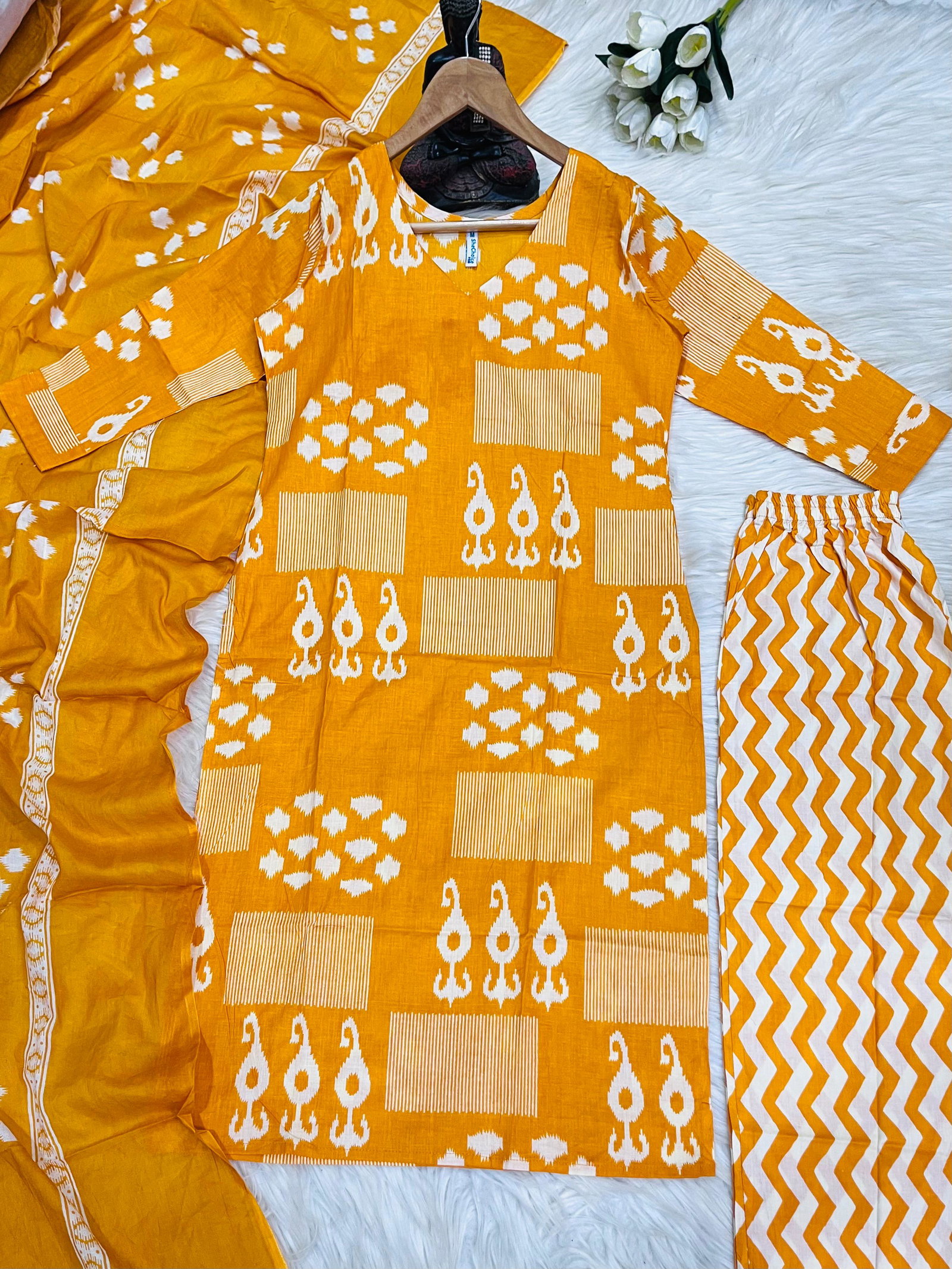 VF BRAND 3 PCS KURTI SET 8