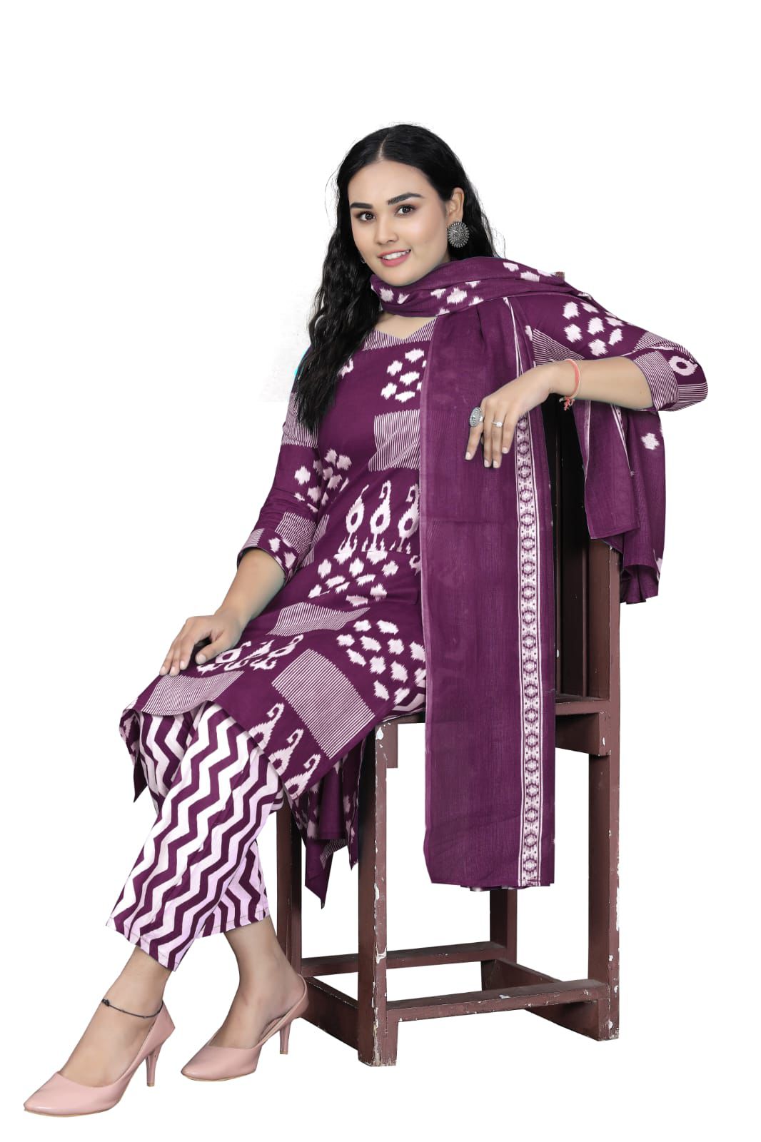 VF BRAND 3 PCS KURTI SET 7