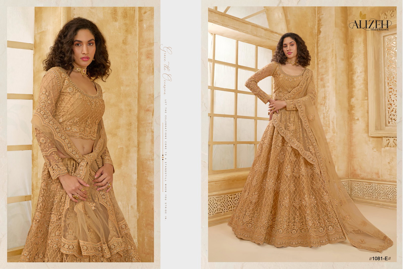 ALIZEH PRESENT THE WHITE BRIDE VOL-2 LEHENGA CHOLI SERIES 1074-1084 19