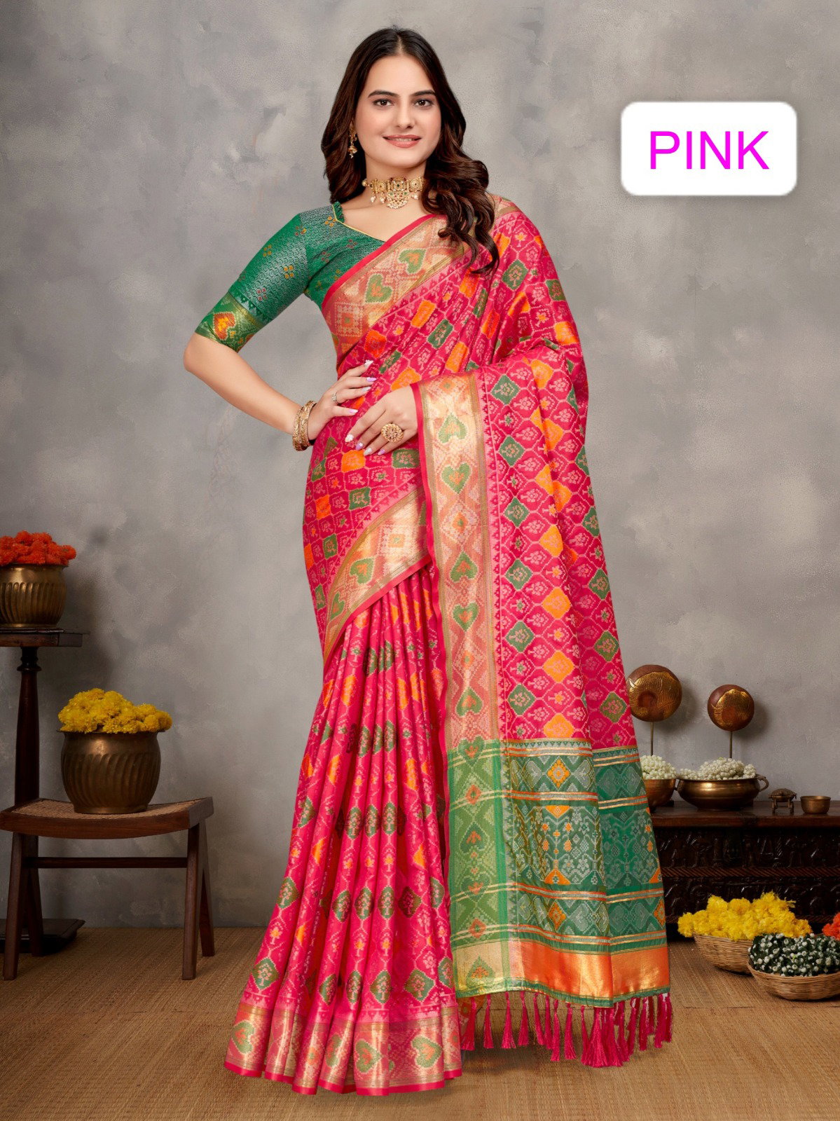 Grand Launching Special Ikkat Patola Silk Catalogue In The Market 3