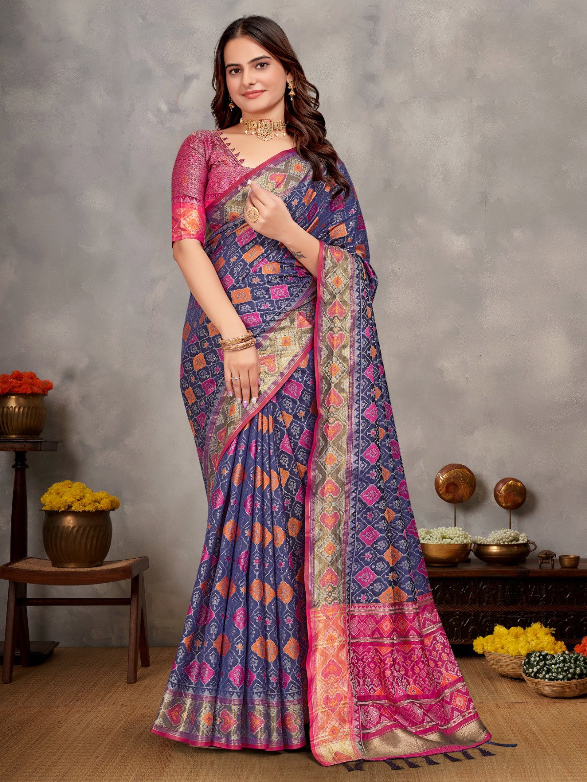 Grand Launching Special Ikkat Patola Silk Catalogue In The Market 1
