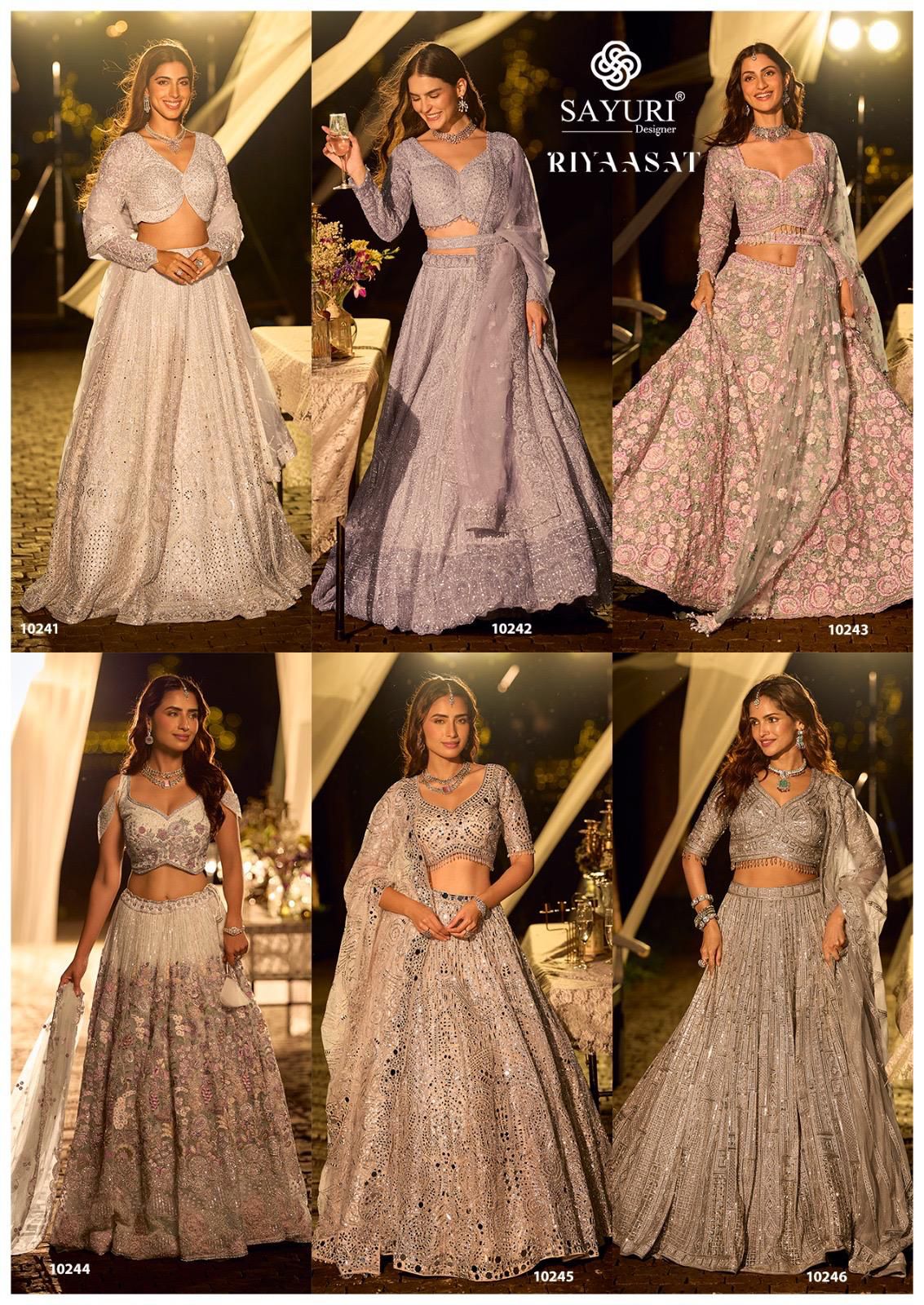 SAYURI DESINGNER-RIYAASAT SERIES-10241 TO 10246 7