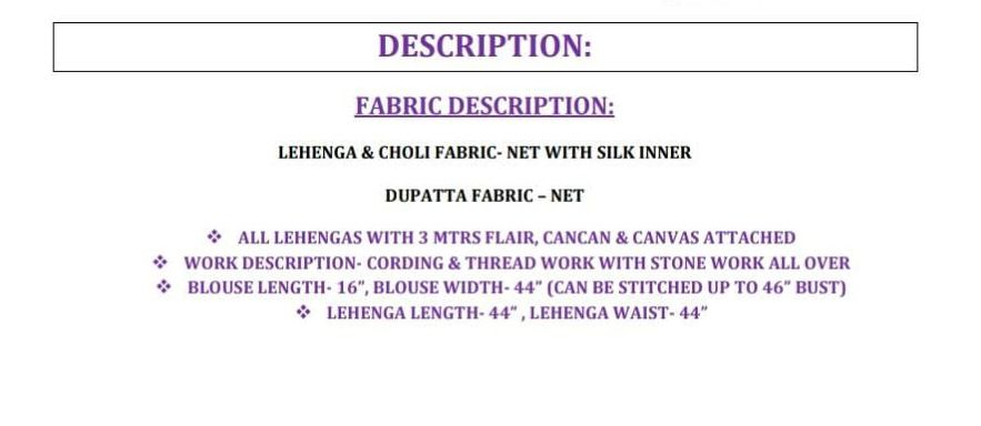 ALIZEH PRESENT THE WHITE BRIDE VOL-2 LEHENGA CHOLI SERIES 1074-1084 1