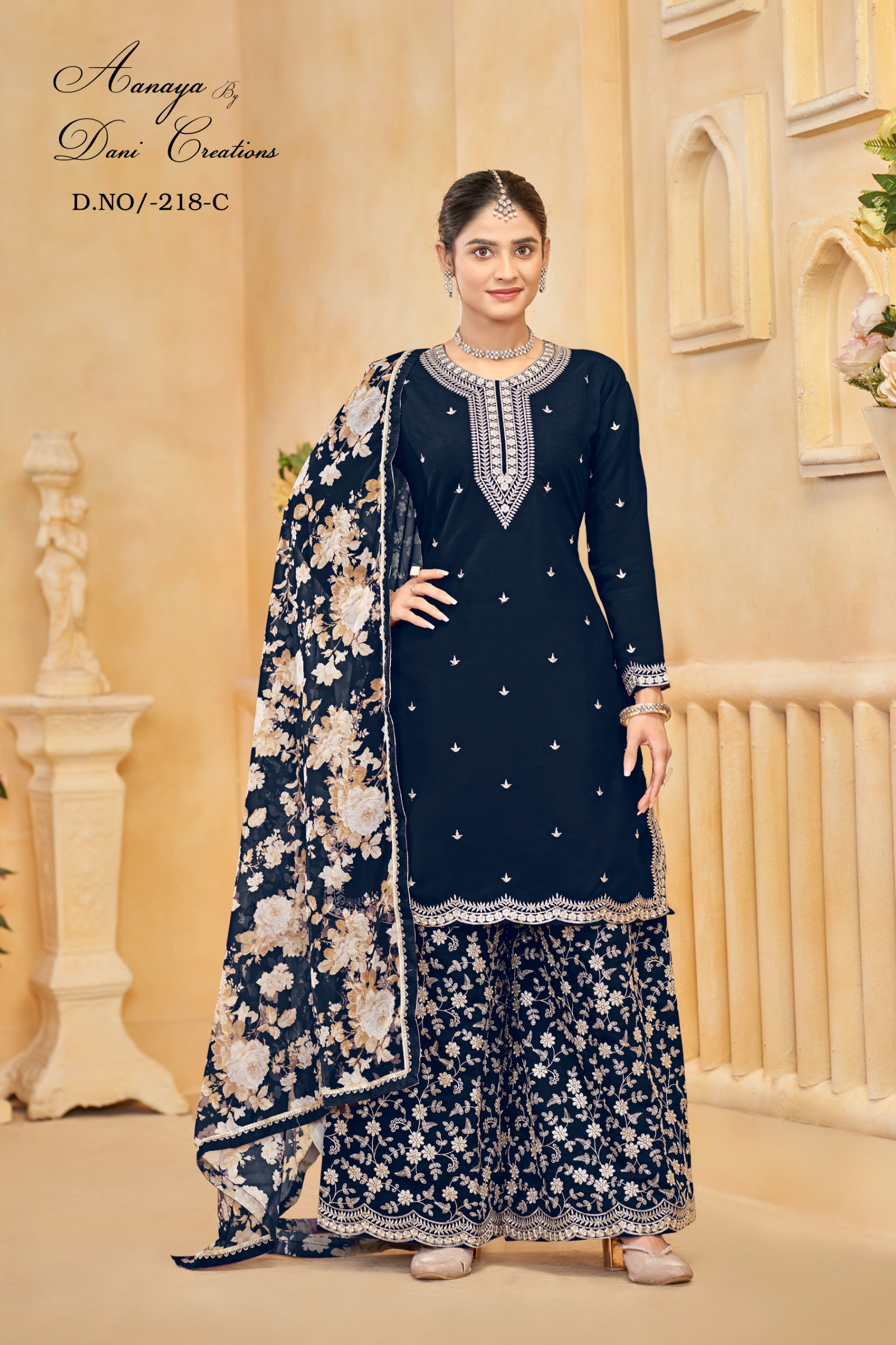 DANI FASHIONS AANAYA VOL-2 SERIES-218 A TO 218 C 6