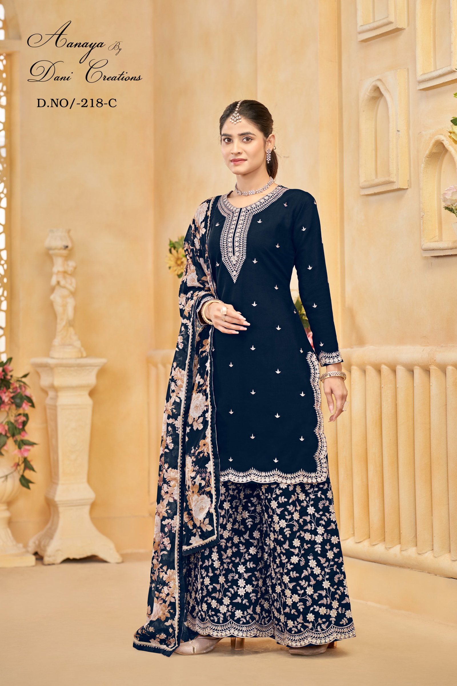 DANI FASHIONS AANAYA VOL-2 SERIES-218 A TO 218 C 3