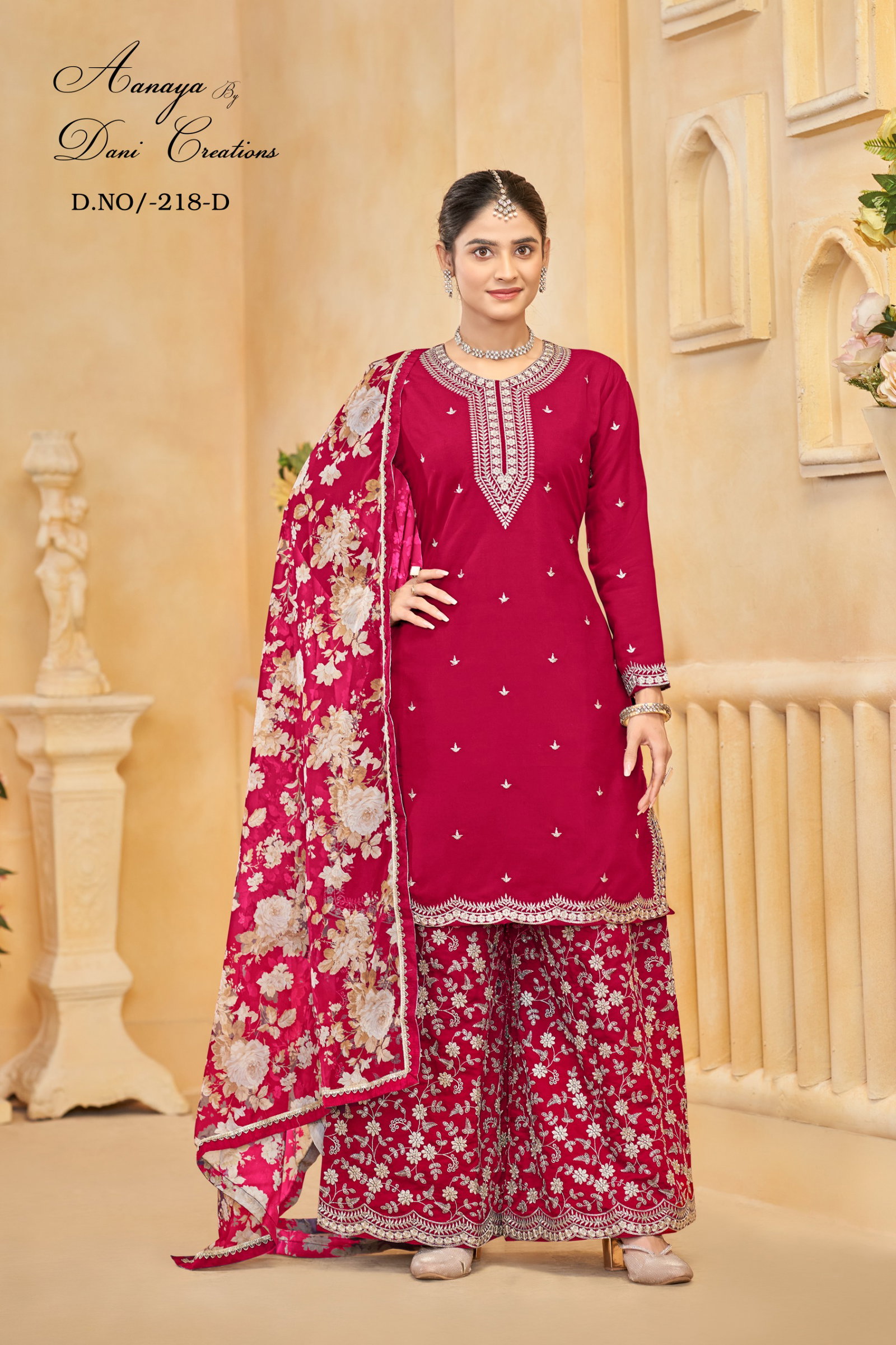 DANI FASHIONS AANAYA VOL-2 SERIES-218 A TO 218 C 5