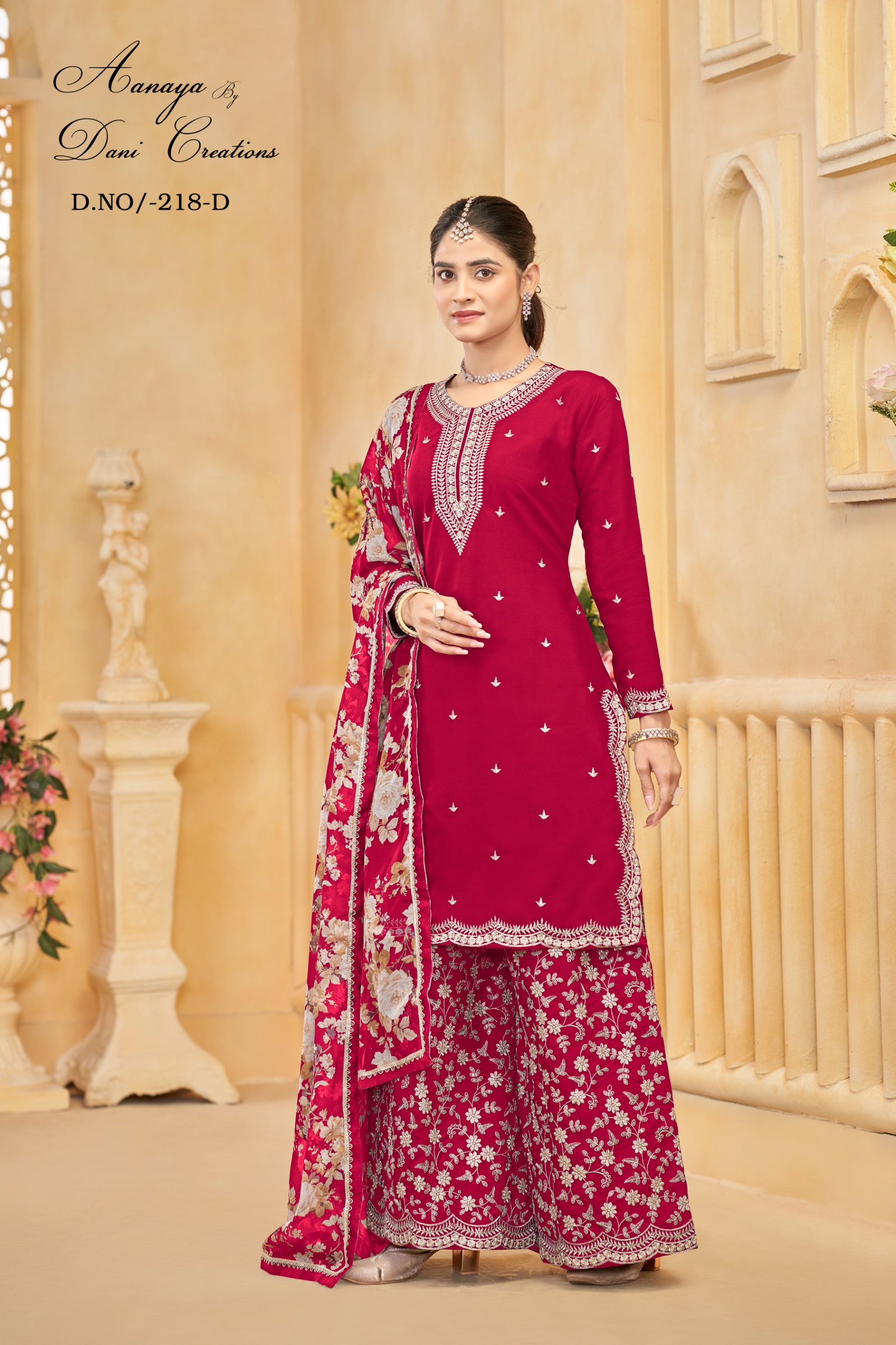DANI FASHIONS AANAYA VOL-2 SERIES-218 A TO 218 C 1